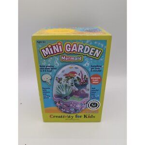 Creativity For Kids Mini Garden Mermaid Terrarium Kit - Crafts And Gifts